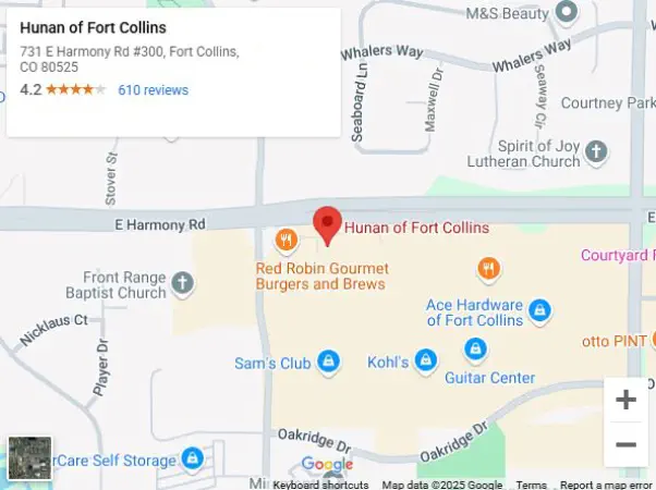 Map To Hunan Chinese Cuisine